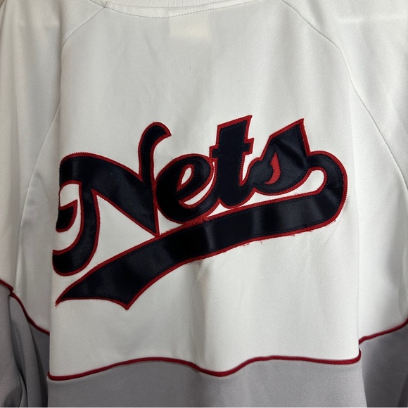 Majestic NBA Vintage Brooklyn Nets Warm Up Shirt Size 2X - Picture 6 of 9